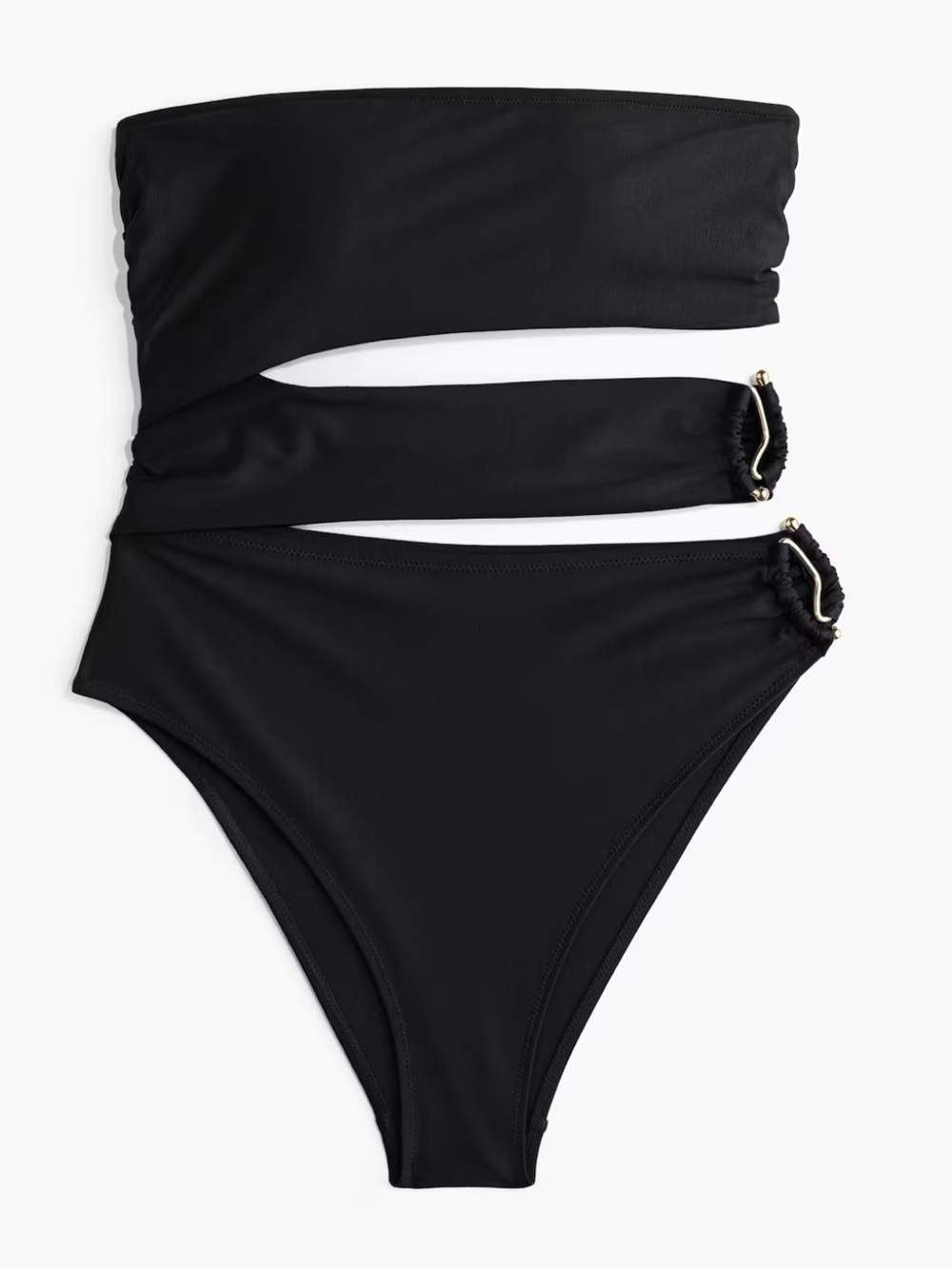 H&M PADDED-CUP BANDEAU SWIMSUIT
